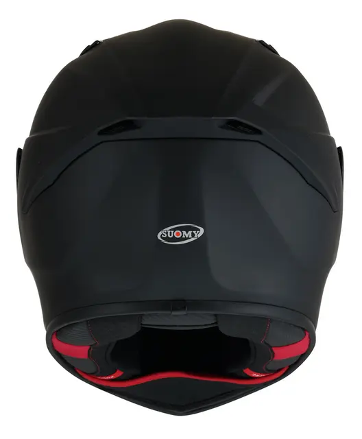 Suomy Track-1 Plain Matt Sort Racinghjelm Ventilert 3komponent fiber 