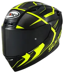 Suomy TX-PRO Advance Gul Racinghjelm Ventilert 3komponent skall