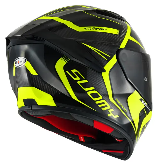 Suomy TX-PRO Advance Gul Racinghjelm Ventilert 3komponent skall 