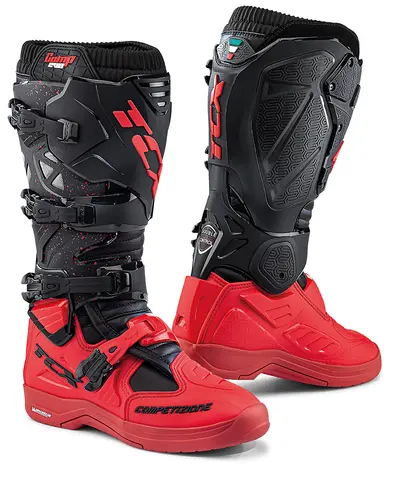 TCX Comp EVO 2 Michelin, Sort/R&#248;d Toppmodell Cross/Enduro, Michelin