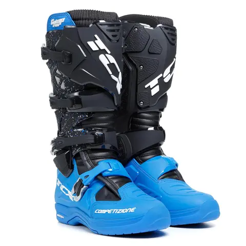 TCX Comp EVO 2 Michelin, Sort/bl&#229; Toppmodell Cross/Enduro, Michelin