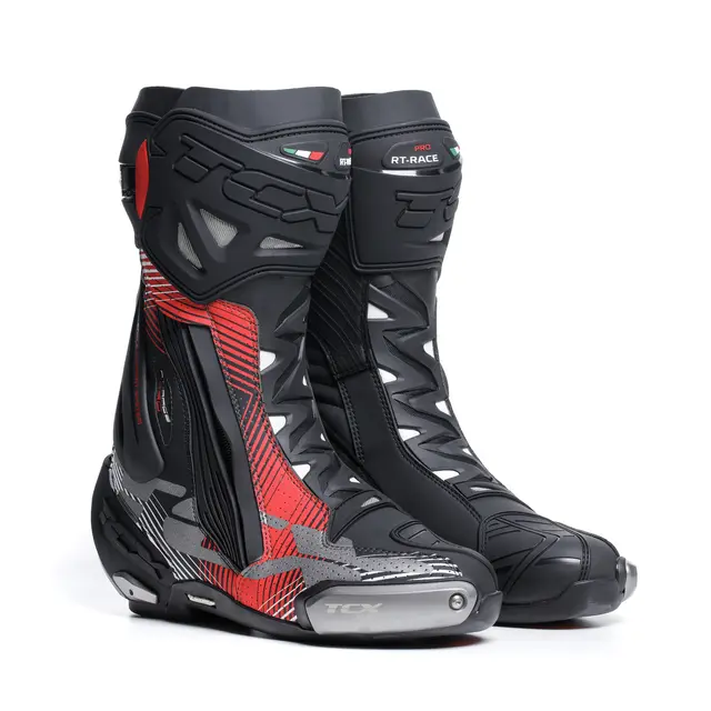 TCX RT-Race Pro Air Sort/rød/hvit Toppmodel Racing Ventilert Michelin-Såle 
