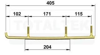 Totaltek Styreskinne - Arctic Cat &amp; C&amp;A Selges Parvis, Koromant, Racing