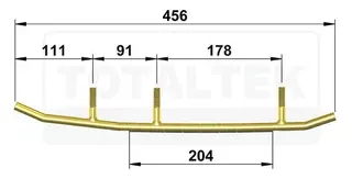 Totaltek Styreskinne - Lynx &amp; SLP Ski Selges Parvis, Koromant, Racing