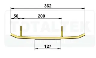 Totaltek Styreskinne - Polaris Selges Parvis, Koromant, Utility