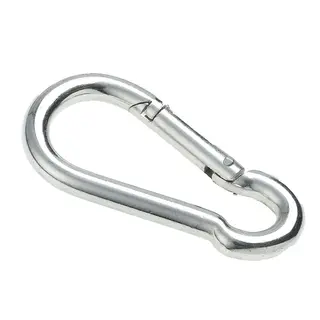 Karabinkrok, kraftig type 10 cm lang