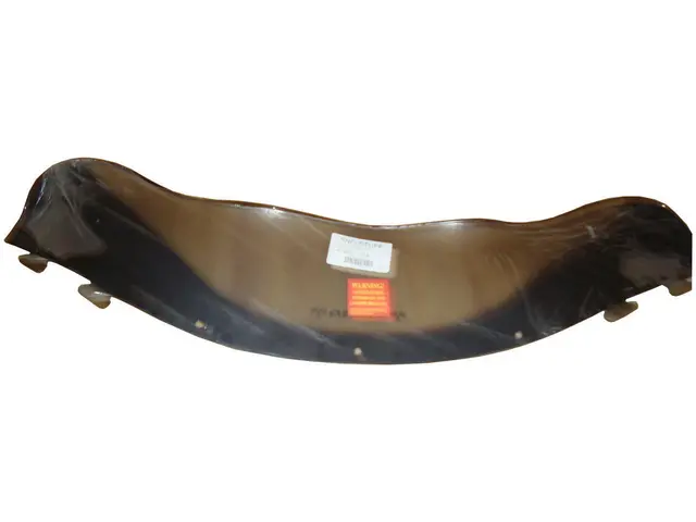 Vindrute Polaris Flared Lav Grafikk/Sot Vindrute med innebygget "handguards" 