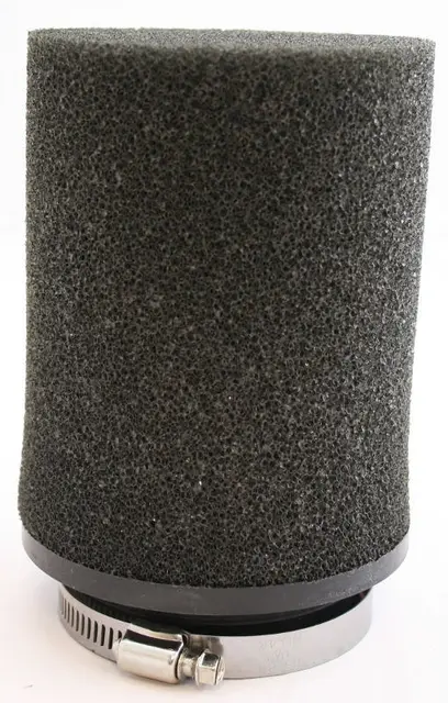 SledTech Luftfilter Universal - Sort 75mm innvendig, Høyde 152mm 