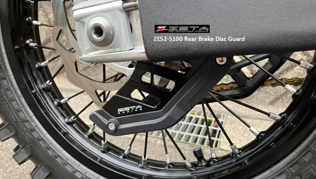 ZETA Skive-Guard Bak, Sort - GG/HQ/KTM+ Stark, 125cc-> 