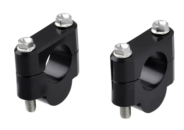 ZETA Styreforhøyer Fatbar ø28,6, Sort Høyder: 19 og 30mm, Styre: ø28.6mm 