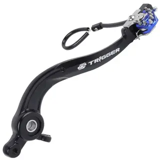 ZETA Trigger Bremsepedal, Bl&#229; - Yamaha YZ125/250