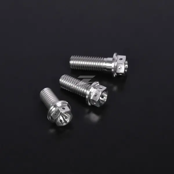 ZETA Gr5-Ti Flange Bolt M6 P1.0 