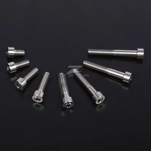 ZETA Gr5-TI Titaniums Cap Screw M6 8-24mm 