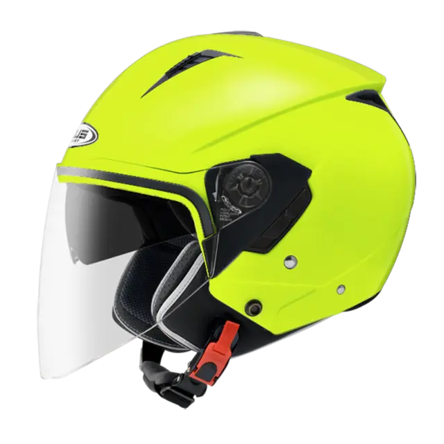 Zeus 205 Hjelm - Fluor.Gul, 64/2XL Godt egnet til både MC, ATV og Scooter 