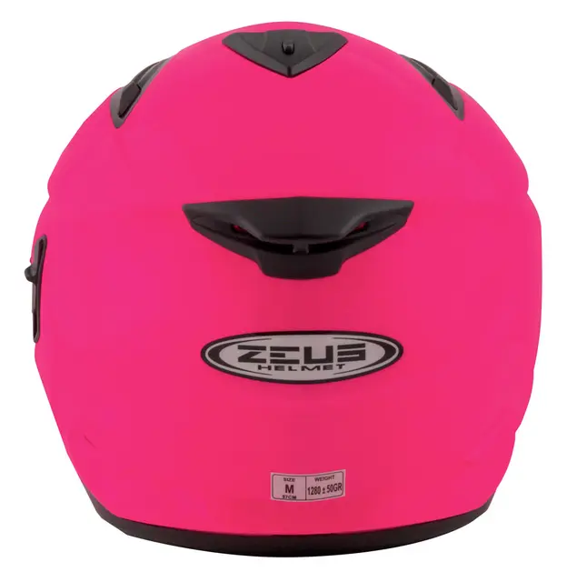 Zeus Jet 613E - Fluor. Rosa Ny halvhjelm m/solvisir 